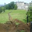 View of the first 120 m of the trench, photograph from an archaeological watching brief at Dundas Castle, South Queensferry