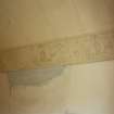 View of plaster ceiling on north side of garden room, photograph from a historic building appraisal at Muirfield Gate, Duncur Road, Gullane