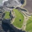 Oblique aerial view of Tantallon Castle, looking SSE.