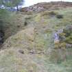 View along south rampart and possible entrance, photograph of Dun da Lamh, from a topographic archaeological survey at five Pictish Forts in the Highlands