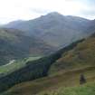 View towards Glen Nevis from Dun Deardail, from a topographic archaeological survey at five Pictish Forts in the Highlands