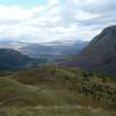 View towards Fort William from Dun Deardail, from a topographic archaeological survey at five Pictish Forts in the Highlands