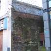 View of west wall of former Coliseum, 125 Fountainbridge, Edinburgh, from west