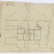 Drainage plans of stables.