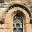 Detail of window on south face.
