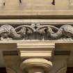 Detail of carving over main entrance.
