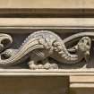 Detail of carving over main entrance.