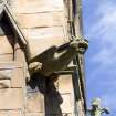 Detail of gargoyle on east front.