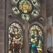 General view of high window on east wall.