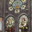 General view of high window on west wall.