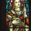 Detail of window on east wall.