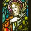 Detail of window on east wall.