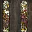 Detail of window on west wall.
