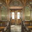 General view looking to the entrance vestibule and doors.