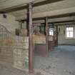 Interior. Stable Range. 2nd Floor. General view of stalls.