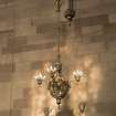 West transept. Chandelier light fitting.