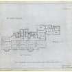 Drawing of first floor plan, Ardvreck, 516 Perh Road, Dundee for Mrs H Walker.