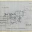 Drawing of basement floor plan, Ardvreck, 516 Perh Road, Dundee for Mrs H Walker.
