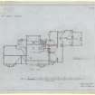 Drawing of roof plan, Ardvreck, 516 Perh Road, Dundee for Mrs H Walker.