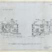 Drawing of west and east elevations, Ardvreck, 516 Perh Road, Dundee for Mrs H Walker.