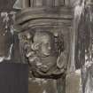 Sacristy, detail of carved corbel