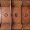 Detail of main vaulted ceiling.