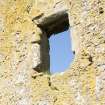 Detail of window opening in S wall