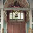 Interior view of chancel from north-west, Chalmers Memorial Church, Gosford Road, Port Seton.