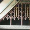 Detail of fretwork in chancel, Chalmers Memorial Church, Gosford Road, Port Seton.