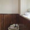 Interior view showing basin in vestry, Chalmers Memorial Church, Gosford Road, Port Seton.