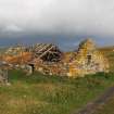 General view of byre, from E