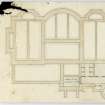 Drawing showing floor plan, Ardarroch House.
