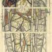 Design for window light depicting St Michael, Shrine Memorial Window, St John's Kirk, Perth 
