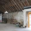 Historic building recording, General view of interior, Braehead Mains, 603 Queensferry Road, Edinburgh