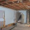 Historic building recording, West wing, General view of first floor interior from NW, Braehead Mains, 603 Queensferry Road, Edinburgh