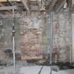 Historic building recording, East wing, General view of W wall from N, Braehead Mains, 603 Queensferry Road, Edinburgh