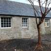 Historic building recording, North wing, General view of S elevation from S, Braehead Mains, 603 Queensferry Road, Edinburgh