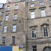 Standing building recording, Exterior view, 343 High Street, Edinburgh