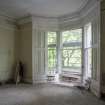 Interior view from north-east showing East Room on first floor of No 17 Belhaven Terrace West, Glasgow.