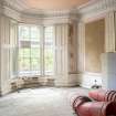 Interior view showing North Room on first floor of No 19 Belhaven Terrace West, Glasgow.