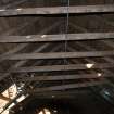 Standing building survey, General shot of the roof trusses, Polwarth Crofts, Scottish Borders