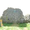 Historic building survey, Church, interior, N-facing elevation, consecutive shots, Teampull na Trionaid, Cairinis, North Uist, Western Isles