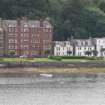 General view from north-west showing Nos 11-18 Battery Place, Rothesay, Bute.