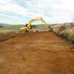 Watching brief, Topsoil stripping - access track, Clashindarroch Windfarm, Aberdeenshire