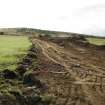 Watching brief, Earthworks, land scraping, track expansion, Clashindarroch Windfarm, Aberdeenshire