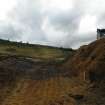 Watching brief, Earthworks across the track (CH4500), Clashindarroch Windfarm, Aberdeenshire