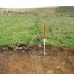 Watching brief, Stone concentration just N of CH2700, Clashindarroch Windfarm, Aberdeenshire