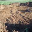 Monitored strip, Turbine base excavated to natural, Wind turbine site at West Fortune Farm, Drem, East Lothian