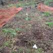 Archaeological evaluation, Trench 2, pre-excavation, Keir Wood Fort, Fife
