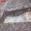 Archaeological evaluation, Trench 2, NE facing section, Keir Wood Fort, Fife